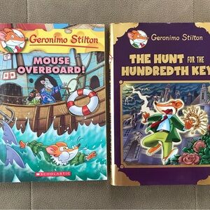 New set Scholastic Geronimo Stilton Books hardcover multi story book softcover